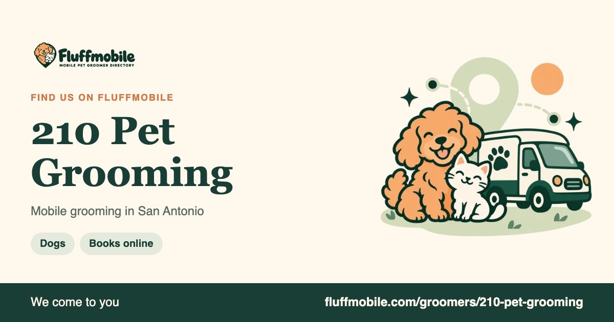 Find 210 Pet Grooming on Fluffmobile