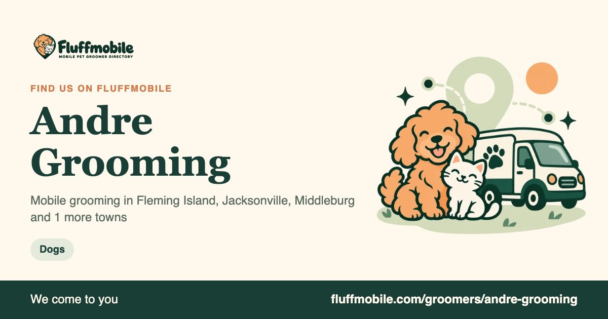 Find Andre Grooming on Fluffmobile