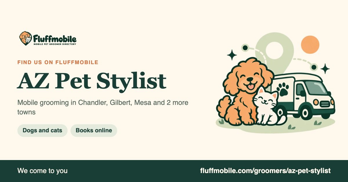 Find AZ Pet Stylist on Fluffmobile