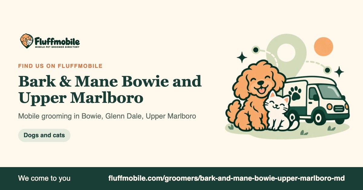 Find Bark & Mane Bowie and Upper Marlboro on Fluffmobile