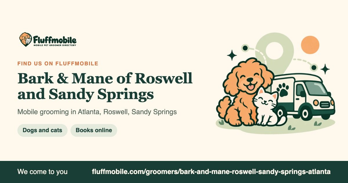 Find Bark & Mane of Roswell and Sandy Springs on Fluffmobile