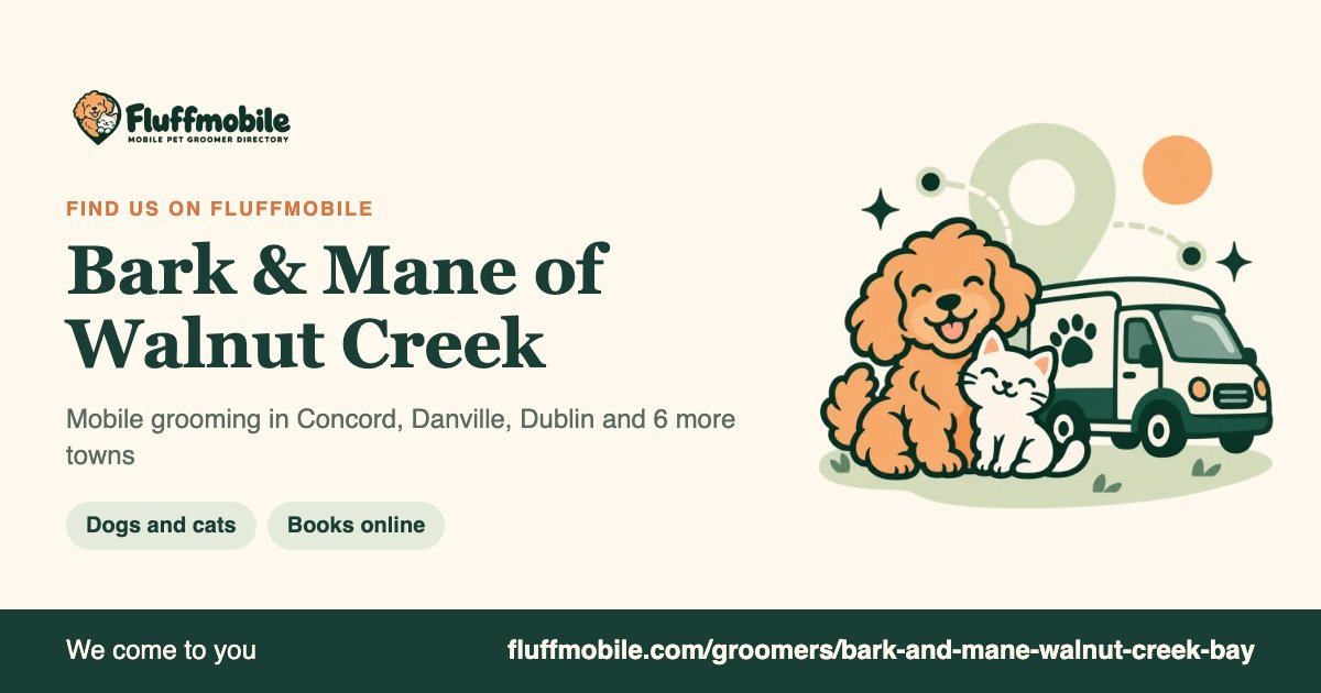 Find Bark & Mane of Walnut Creek on Fluffmobile