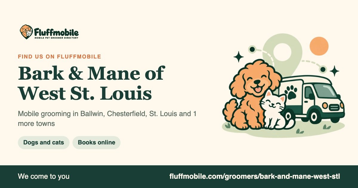 Find Bark & Mane of West St. Louis on Fluffmobile