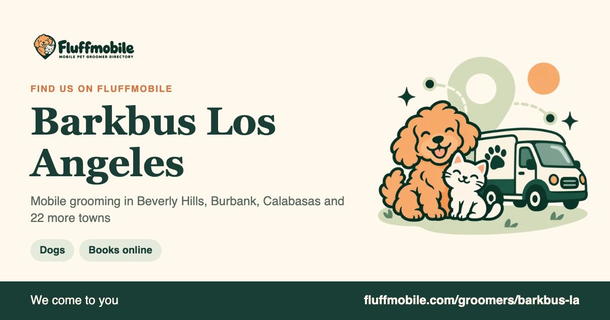 Find Barkbus Los Angeles on Fluffmobile