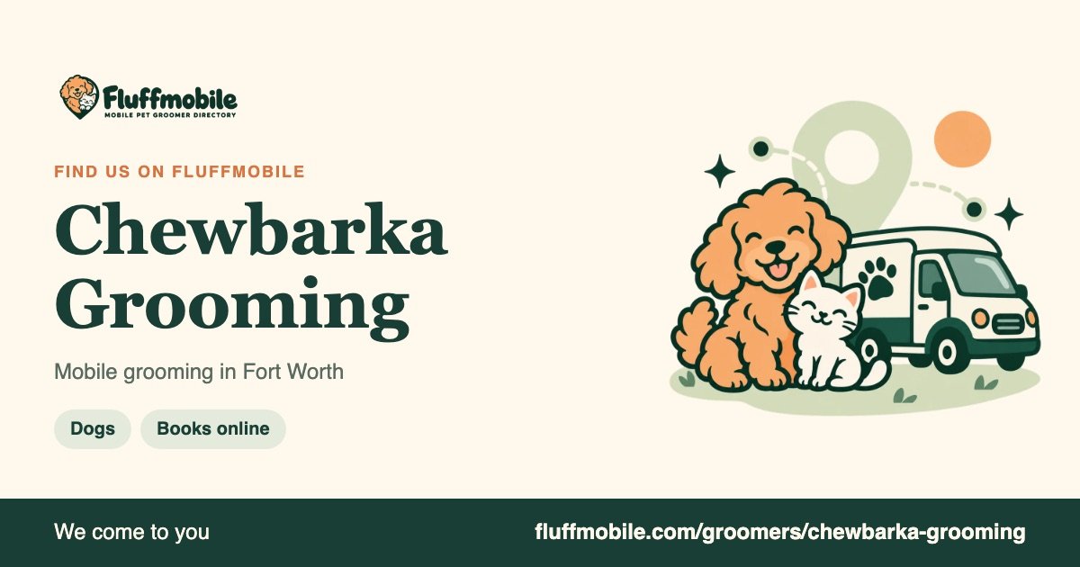 Find Chewbarka Grooming on Fluffmobile