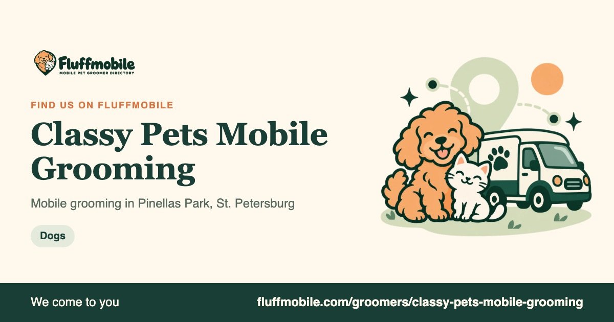 Find Classy Pets Mobile Grooming on Fluffmobile