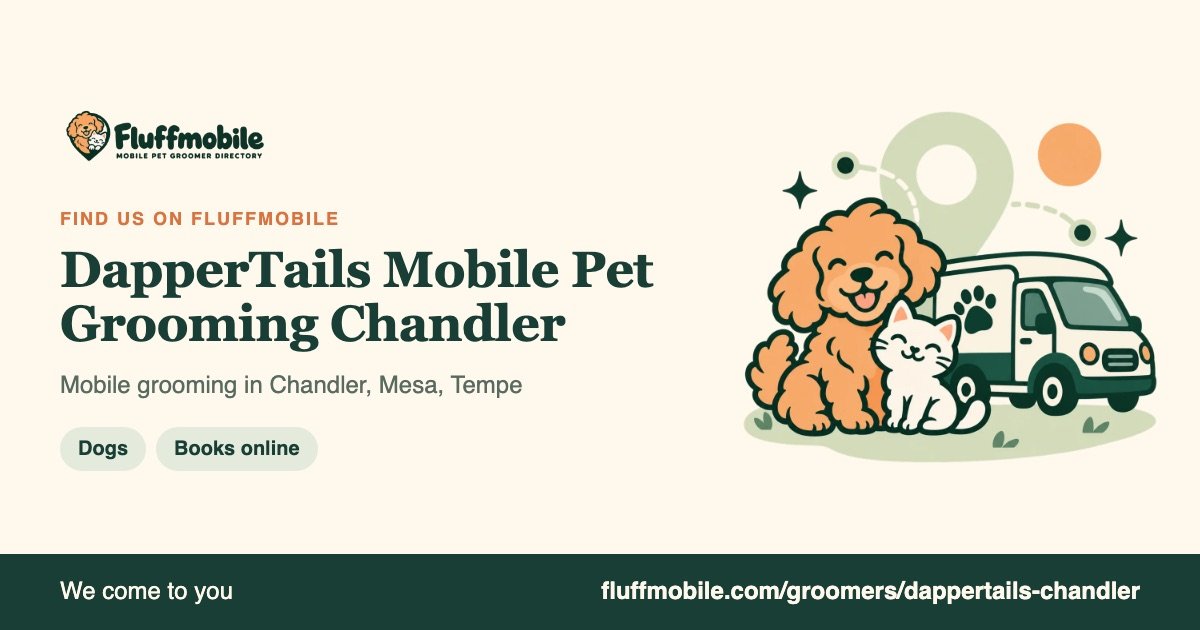 Find DapperTails Mobile Pet Grooming Chandler on Fluffmobile