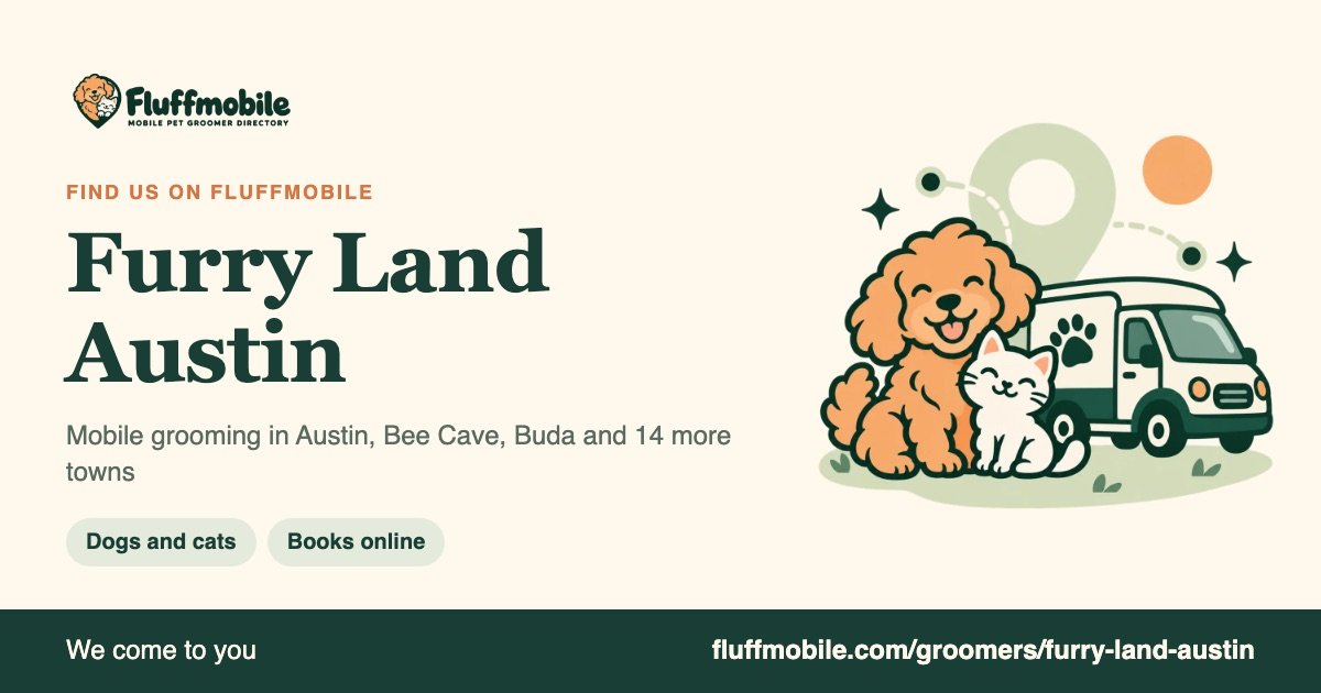 Find Furry Land Austin on Fluffmobile