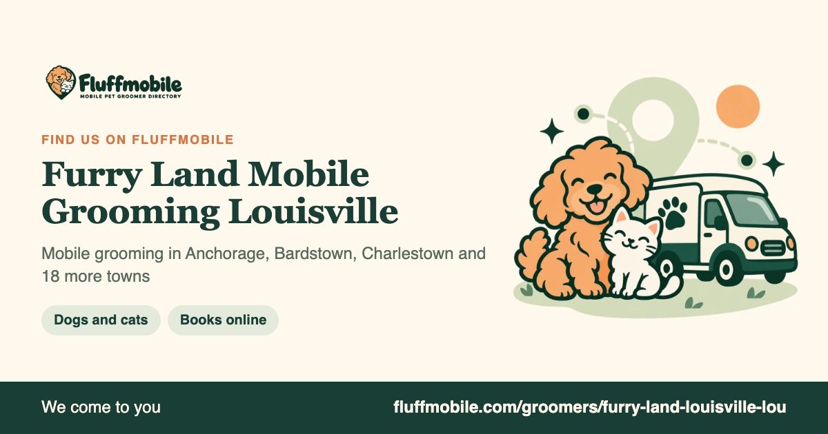Find Furry Land Mobile Grooming Louisville on Fluffmobile
