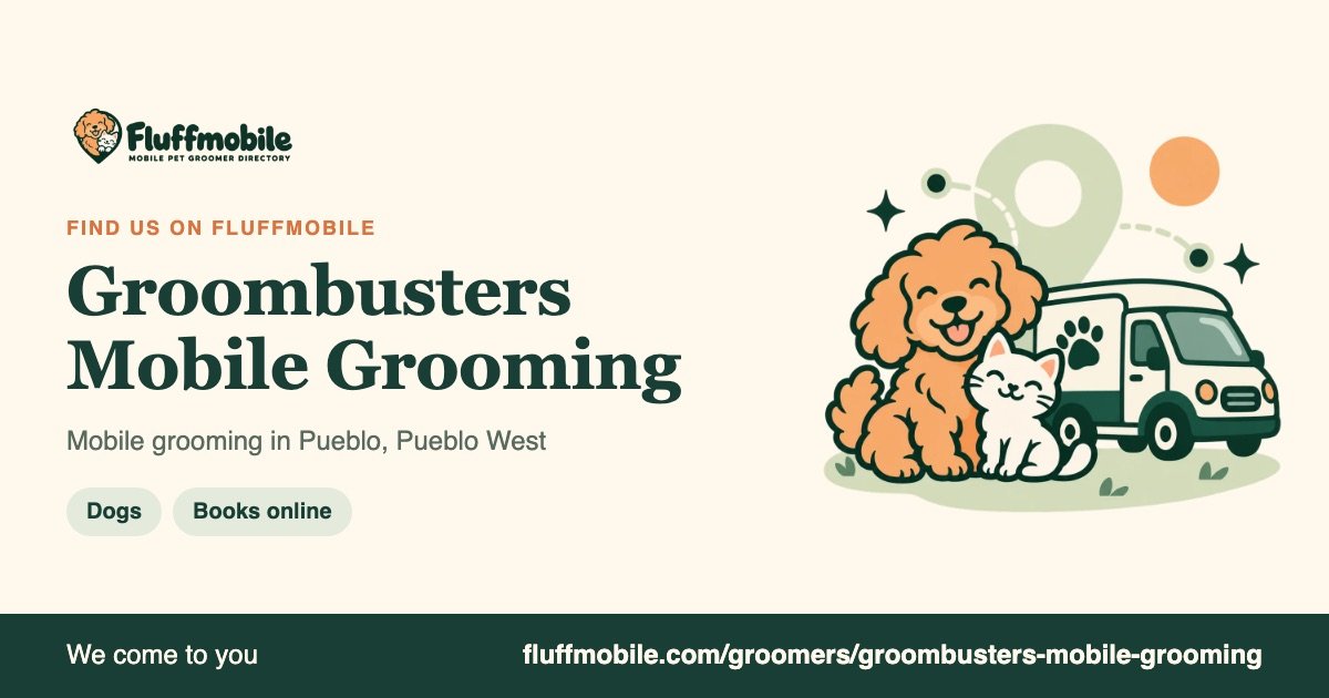 Find Groombusters Mobile Grooming on Fluffmobile