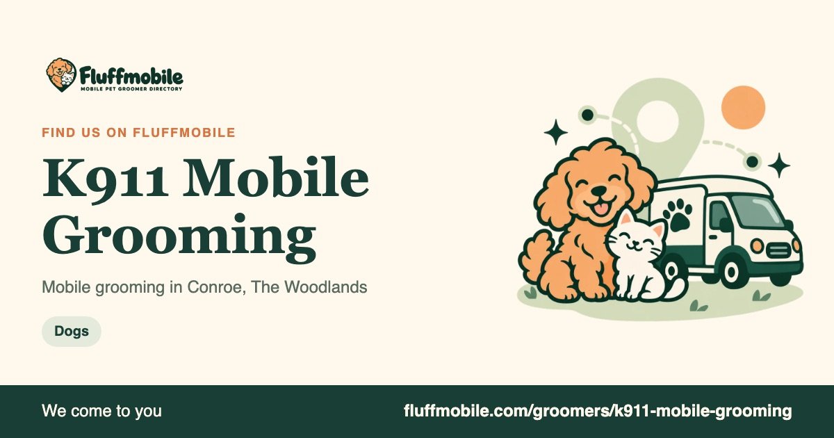 Find K911 Mobile Grooming on Fluffmobile
