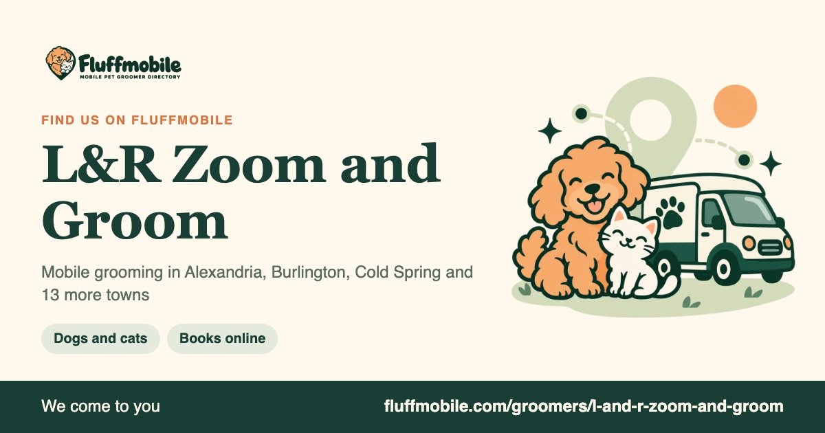Find L&R Zoom and Groom on Fluffmobile