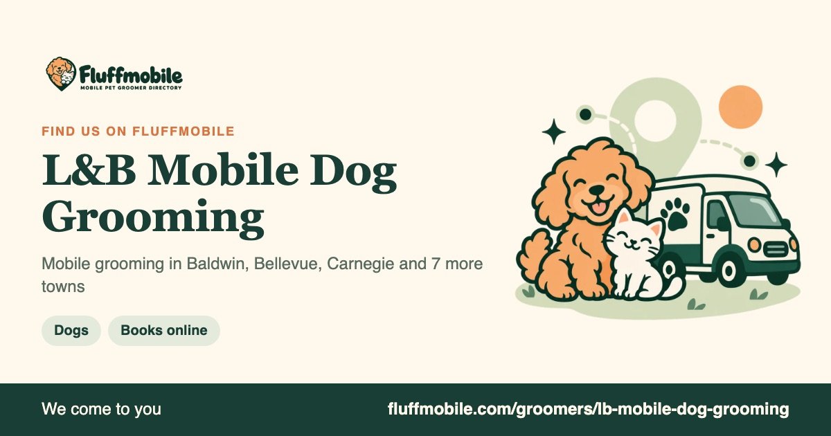 Find L&B Mobile Dog Grooming on Fluffmobile