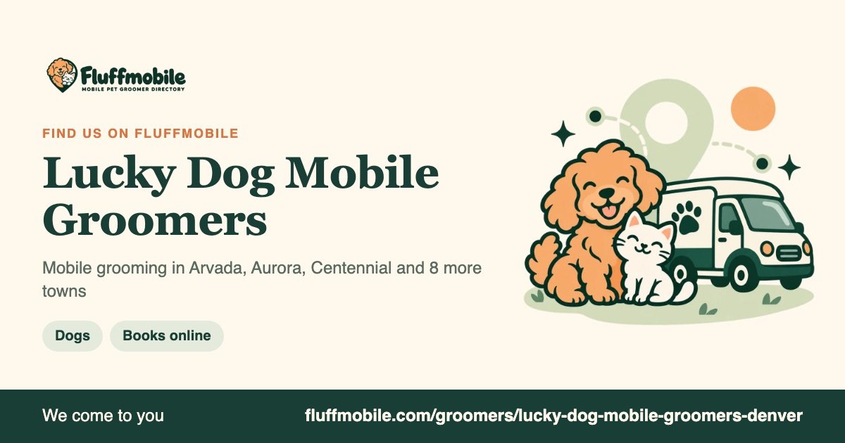 Find Lucky Dog Mobile Groomers on Fluffmobile
