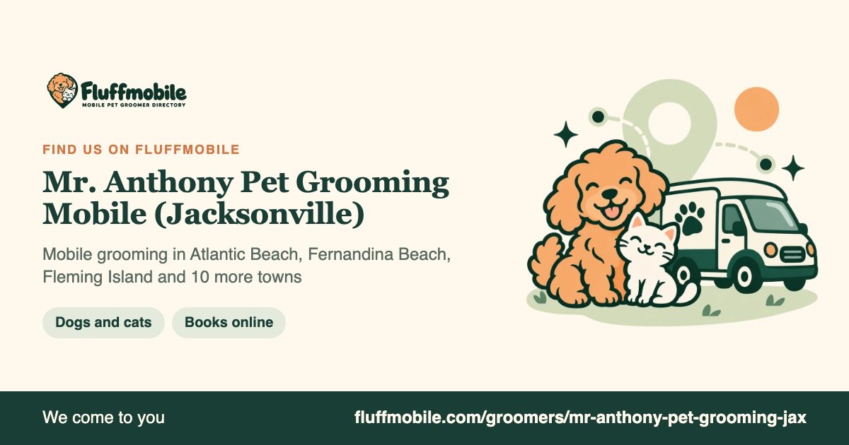 Find Mr. Anthony Pet Grooming Mobile (Jacksonville) on Fluffmobile