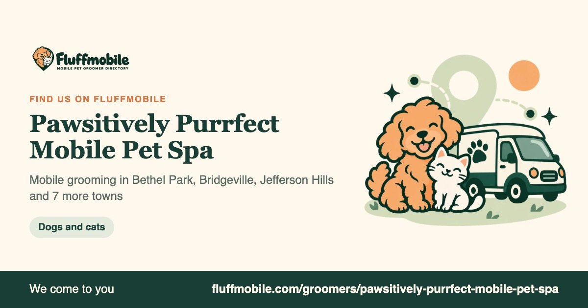 Find Pawsitively Purrfect Mobile Pet Spa on Fluffmobile