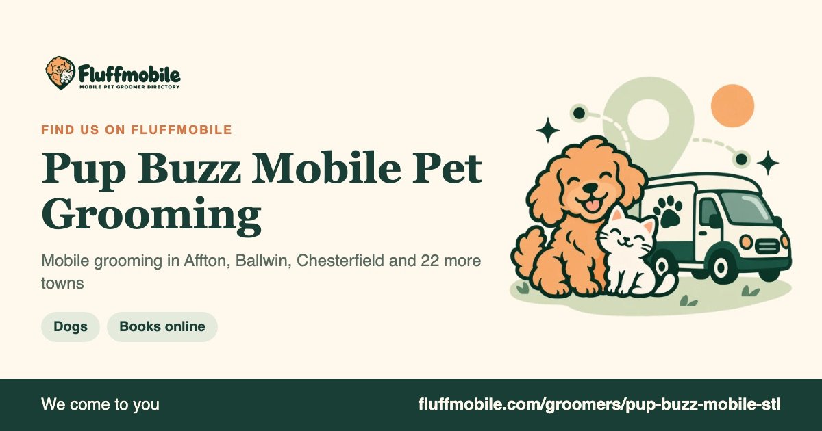Find Pup Buzz Mobile Pet Grooming on Fluffmobile