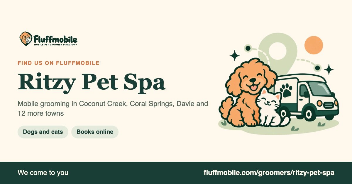 Find Ritzy Pet Spa on Fluffmobile