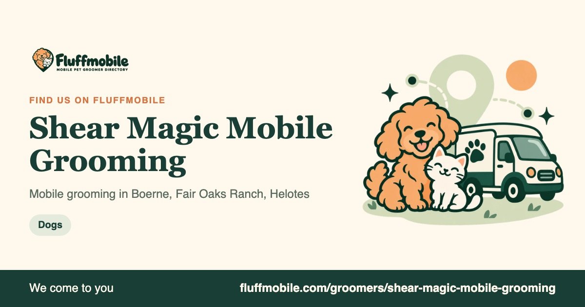 Find Shear Magic Mobile Grooming on Fluffmobile