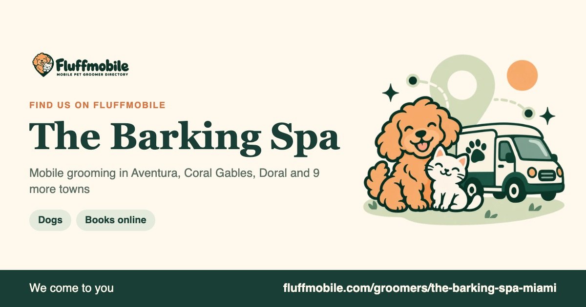 Find The Barking Spa on Fluffmobile