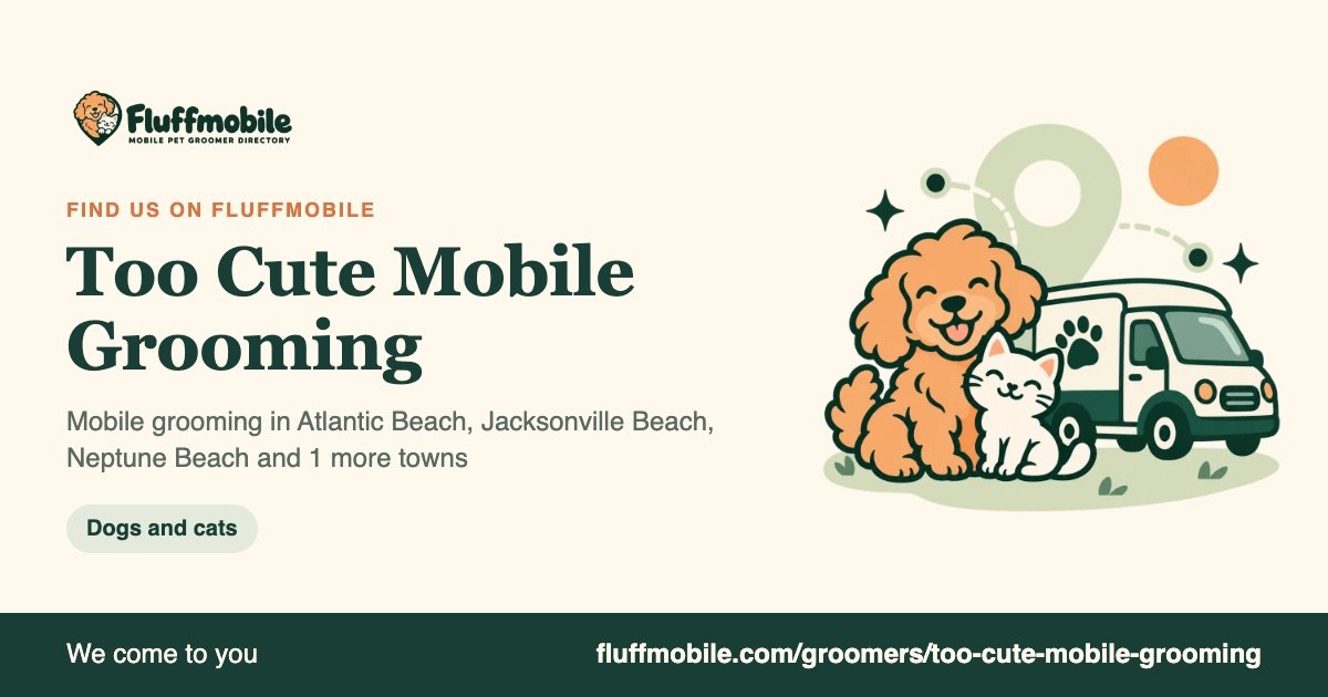 Find Too Cute Mobile Grooming on Fluffmobile