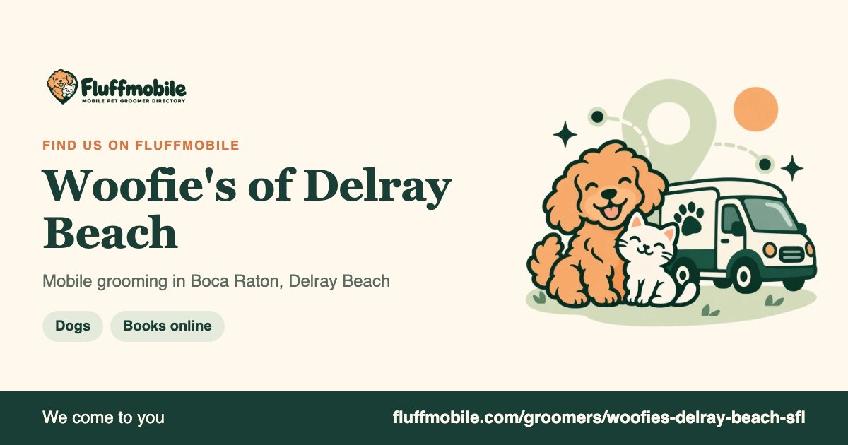 Find Woofie's of Delray Beach on Fluffmobile